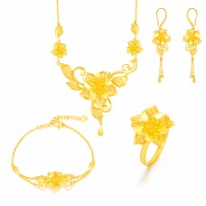 足金花枝招展套裝